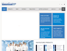 Tablet Screenshot of microprobes.com